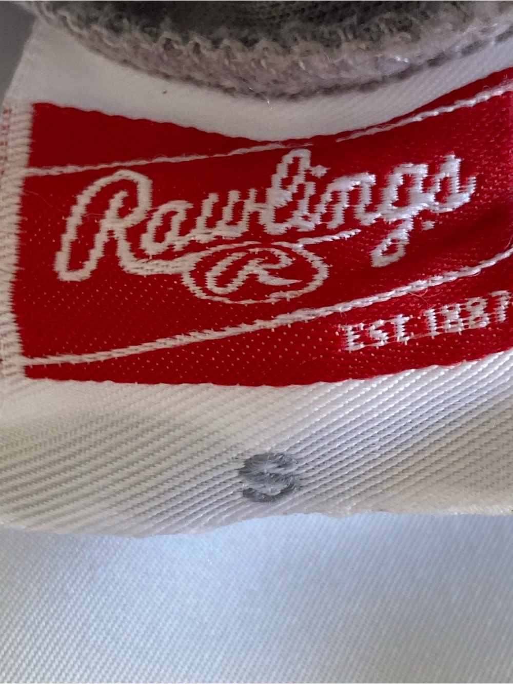Rawlings grey youth baseball pants. Drawstring with elastic waistband. - Picture 3 of 4